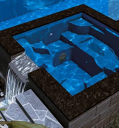 The Jewel Spa Square Edition by Aviva Pools
