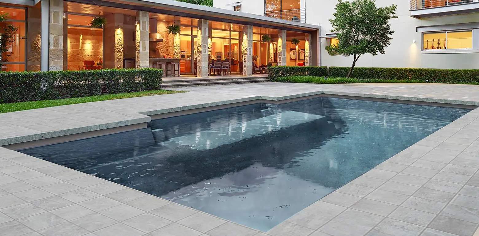 The Dynasty backyard pool by Avia Pools