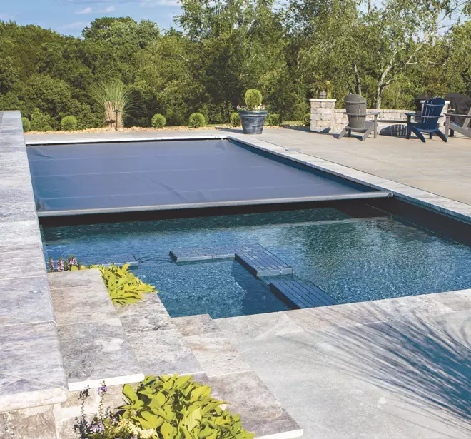 Automatic pool covers for ease of maintenance