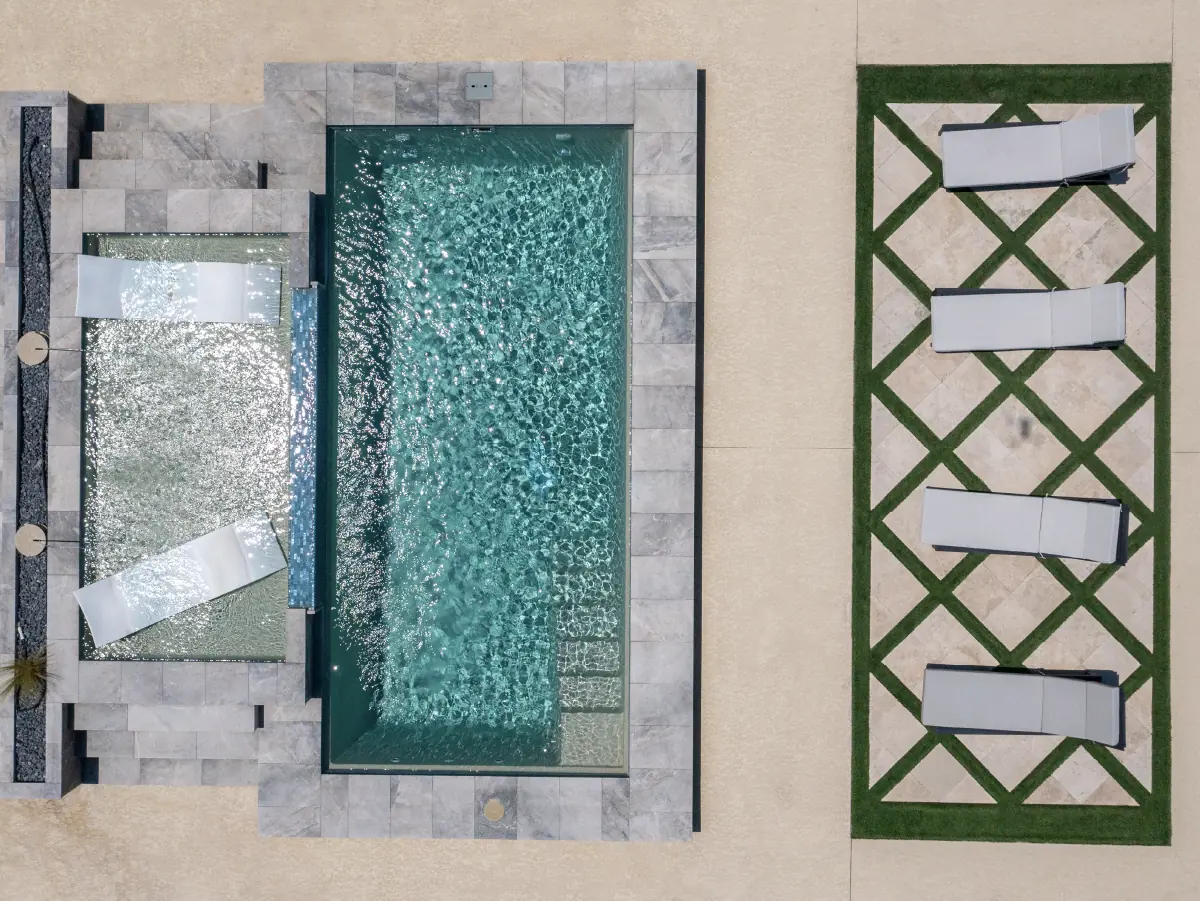 Feb 2025 Pool of the Month installation by Aquamarine Pools